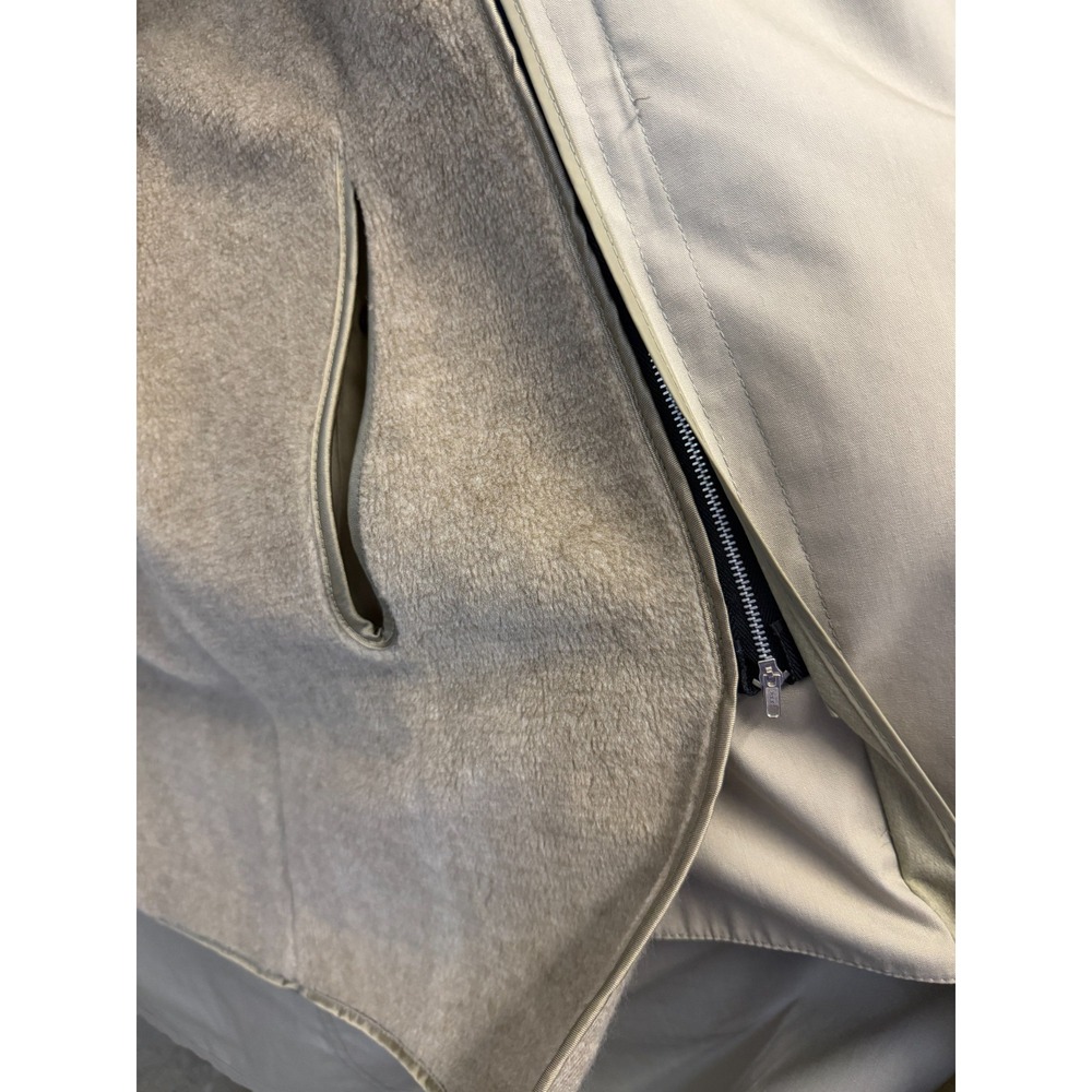 London Fog Mens 42 REG Khaki Trench Coat Double Breasted Removable Liner USA - Picture 11 of 11